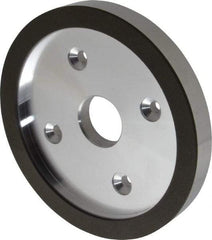 Made in USA - 6" Diam, 1-1/4" Hole Size, 3/4" Overall Thickness, 150 Grit, Type 6 Tool & Cutter Grinding Wheel - Very Fine Grade, Diamond - Eagle Tool & Supply