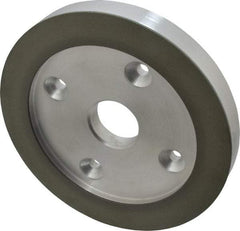 Made in USA - 6" Diam, 1-1/4" Hole Size, 3/4" Overall Thickness, 100 Grit, Type 6 Tool & Cutter Grinding Wheel - Fine Grade, Diamond - Eagle Tool & Supply