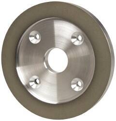 Made in USA - 6" Diam, 1-1/4" Hole Size, 3/4" Overall Thickness, 150 Grit, Type 6 Tool & Cutter Grinding Wheel - Very Fine Grade, Diamond - Eagle Tool & Supply