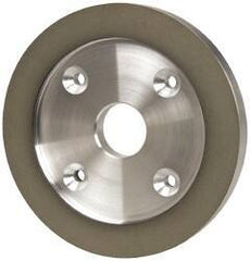 Made in USA - 6" Diam, 1-1/4" Hole Size, 3/4" Overall Thickness, 150 Grit, Type 6 Tool & Cutter Grinding Wheel - Very Fine Grade, Diamond - Eagle Tool & Supply
