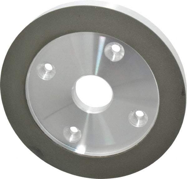 Made in USA - 6" Diam, 1-1/4" Hole Size, 3/4" Overall Thickness, 220 Grit, Type 6 Tool & Cutter Grinding Wheel - Very Fine Grade, Diamond - Eagle Tool & Supply
