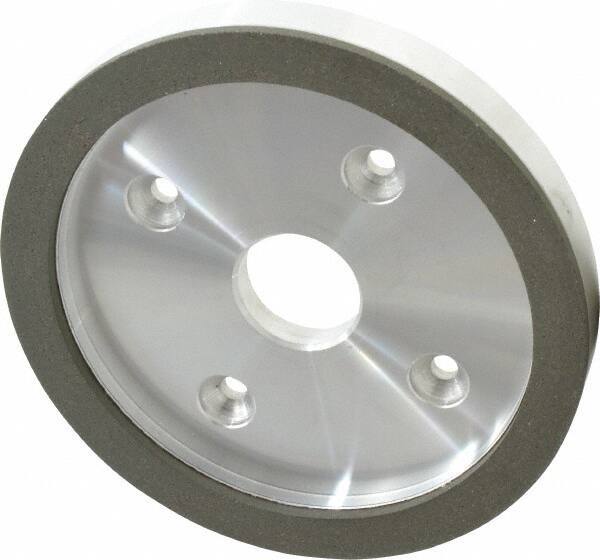 Made in USA - 6" Diam, 1-1/4" Hole Size, 3/4" Overall Thickness, 100 Grit, Type 6 Tool & Cutter Grinding Wheel - Fine Grade, Diamond - Eagle Tool & Supply