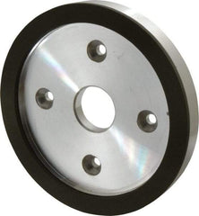 Made in USA - 6" Diam, 1-1/4" Hole Size, 3/4" Overall Thickness, 150 Grit, Type 6 Tool & Cutter Grinding Wheel - Very Fine Grade, Diamond - Eagle Tool & Supply