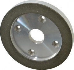 Made in USA - 6" Diam, 1-1/4" Hole Size, 3/4" Overall Thickness, 100 Grit, Type 6 Tool & Cutter Grinding Wheel - Fine Grade, Diamond - Eagle Tool & Supply