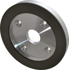 Made in USA - 6" Diam, 1-1/4" Hole Size, 3/4" Overall Thickness, 150 Grit, Type 6 Tool & Cutter Grinding Wheel - Very Fine Grade, Diamond - Eagle Tool & Supply
