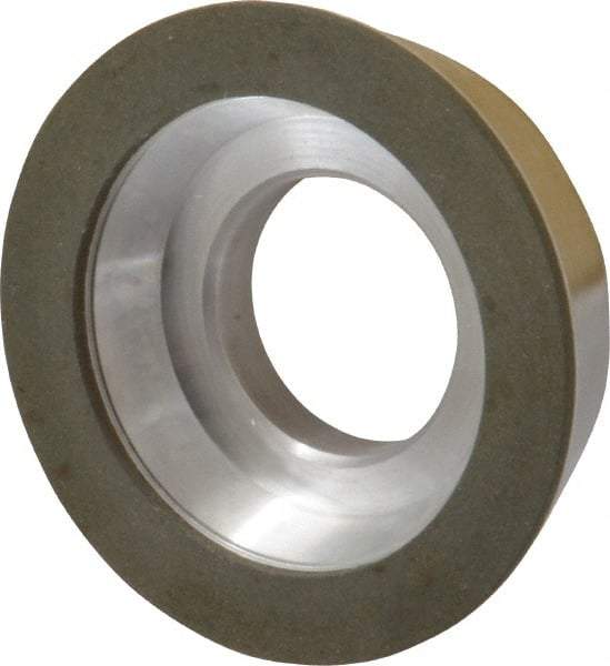 Made in USA - 3" Diam, 1-1/4" Hole Size, 7/8" Overall Thickness, 200 Grit, Type 11 Tool & Cutter Grinding Wheel - Very Fine Grade, Diamond - Eagle Tool & Supply