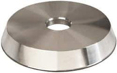 Made in USA - 6" Diam, 1-1/4" Hole Size, 1" Overall Thickness, 150 Grit, Type 12 Tool & Cutter Grinding Wheel - Very Fine Grade, Diamond - Eagle Tool & Supply
