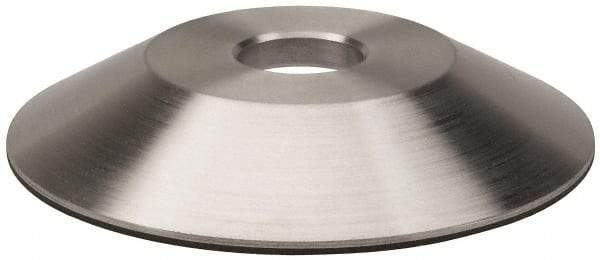Made in USA - 6" Diam, 1-1/4" Hole Size, 1" Overall Thickness, 100 Grit, Type 12 Tool & Cutter Grinding Wheel - Fine Grade, Diamond - Eagle Tool & Supply