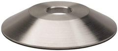 Made in USA - 6" Diam, 1-1/4" Hole Size, 1" Overall Thickness, 100 Grit, Type 12 Tool & Cutter Grinding Wheel - Fine Grade, Diamond - Eagle Tool & Supply