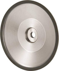 Made in USA - 6" Diam, 1-1/4" Hole Size, 1" Overall Thickness, 150 Grit, Type 12 Tool & Cutter Grinding Wheel - Very Fine Grade, Diamond - Eagle Tool & Supply