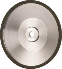 Made in USA - 6" Diam, 1-1/4" Hole Size, 1" Overall Thickness, 150 Grit, Type 12 Tool & Cutter Grinding Wheel - Very Fine Grade, Diamond - Eagle Tool & Supply
