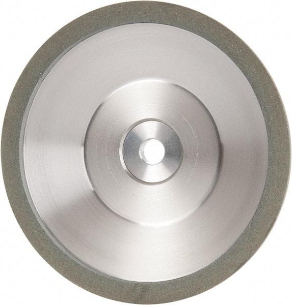 Made in USA - 6" Diam, 1-1/4" Hole Size, 1" Overall Thickness, 100 Grit, Type 12 Tool & Cutter Grinding Wheel - Fine Grade, Diamond - Eagle Tool & Supply