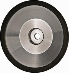 Made in USA - 6" Diam, 1-1/4" Hole Size, 1" Overall Thickness, 150 Grit, Type 12 Tool & Cutter Grinding Wheel - Very Fine Grade, Diamond - Eagle Tool & Supply