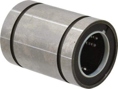 Thomson Industries - 20mm ID, Closed Linear Bearing with Two Integral Wipers - 1.26" Overall Height, 32mm OD - Eagle Tool & Supply