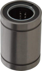 Thomson Industries - 25mm ID, Closed Linear Bearing with Two Integral Wipers - 1.57" Overall Height, 40mm OD - Eagle Tool & Supply