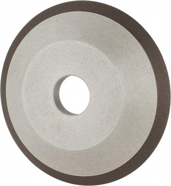 Made in USA - 6" Diam, 1-1/4" Hole Size, 3/4" Overall Thickness, 150 Grit, Type 12 Tool & Cutter Grinding Wheel - Very Fine Grade, Diamond - Eagle Tool & Supply