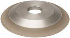 Made in USA - 6" Diam, 1-1/4" Hole Size, 3/4" Overall Thickness, 100 Grit, Type 12 Tool & Cutter Grinding Wheel - Fine Grade, Diamond - Eagle Tool & Supply