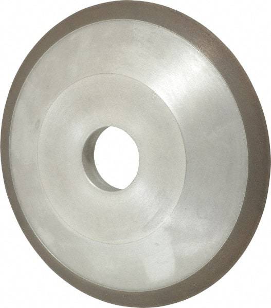 Made in USA - 6" Diam, 1-1/4" Hole Size, 3/4" Overall Thickness, 150 Grit, Type 12 Tool & Cutter Grinding Wheel - Very Fine Grade, Diamond - Eagle Tool & Supply