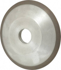 Made in USA - 6" Diam, 1-1/4" Hole Size, 3/4" Overall Thickness, 150 Grit, Type 12 Tool & Cutter Grinding Wheel - Very Fine Grade, Diamond - Eagle Tool & Supply