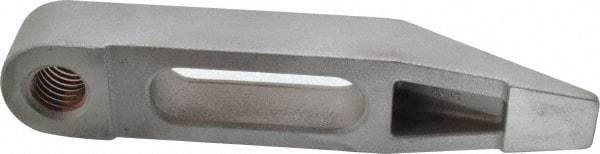 Mitee-Bite - 5/8-11 Stud, Stainless Steel, Plain Strap Clamp - 1-1/2" Travel, 6" OAL x 1.2" Wide x 0.8594" High, Tapered Nose - Eagle Tool & Supply