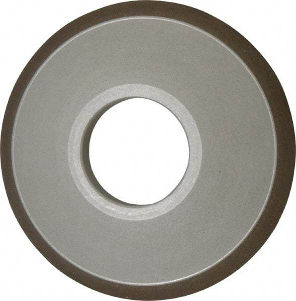 Made in USA - 3-1/2" Diam, 1-1/4" Hole Size, 3/4" Overall Thickness, 150 Grit, Type 15 Tool & Cutter Grinding Wheel - Very Fine Grade, Diamond - Eagle Tool & Supply
