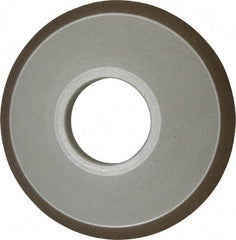 Made in USA - 3-1/2" Diam, 1-1/4" Hole Size, 3/4" Overall Thickness, 150 Grit, Type 15 Tool & Cutter Grinding Wheel - Very Fine Grade, Diamond - Eagle Tool & Supply