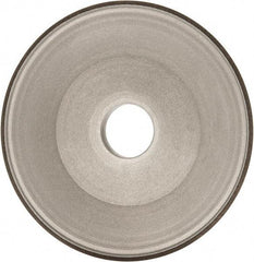Made in USA - 6" Diam, 1-1/4" Hole Size, 3/4" Overall Thickness, 100 Grit, Type 15 Tool & Cutter Grinding Wheel - Fine Grade, Diamond - Eagle Tool & Supply