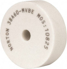 Norton - 3" Diam Truing Tool Replacement Wheel - 1" Thick x 1/2" Hole, For Truing Diamond & CBN Wheels - Eagle Tool & Supply