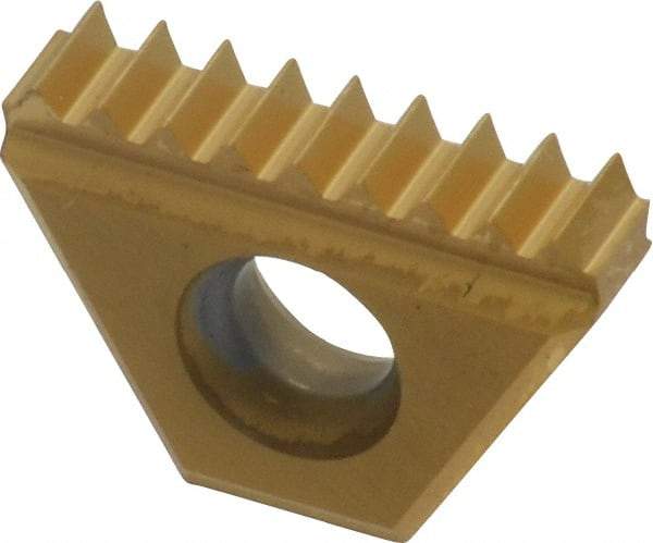 Kennametal - 16 TPI, Internal Thread, UN Standard, STN KC610M Grade Thread Mill Insert - Carbide, TiN/TiCN/TiN Coating - Eagle Tool & Supply