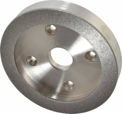 Made in USA - 6" Diam, 1-1/4" Hole Size, 1" Overall Thickness, 150 Grit, Tool & Cutter Grinding Wheel - Medium Grade, Diamond - Eagle Tool & Supply