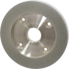 Made in USA - 6" Diam, 1-1/4" Hole Size, 3/4" Overall Thickness, 150 Grit, Tool & Cutter Grinding Wheel - Medium Grade, Diamond - Eagle Tool & Supply