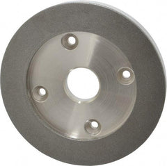 Made in USA - 6" Diam, 1-1/4" Hole Size, 3/4" Overall Thickness, 220 Grit, Tool & Cutter Grinding Wheel - Fine Grade, Diamond - Eagle Tool & Supply