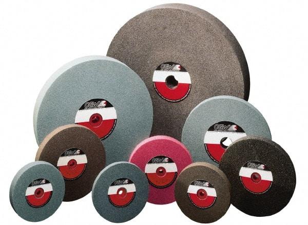 Camel Grinding Wheels - 24/30 Grit Aluminum Oxide Bench & Pedestal Grinding Wheel - 14" Diam x 1-1/2" Hole x 3" Thick, 1773 Max RPM, Q Hardness, Coarse Grade , Vitrified Bond - Eagle Tool & Supply