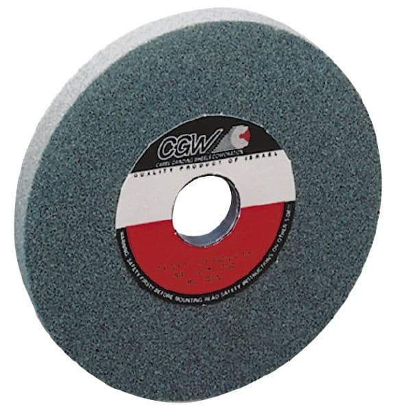 Camel Grinding Wheels - 80 Grit Silicon Carbide Bench & Pedestal Grinding Wheel - 10" Diam x 1-1/4" Hole x 1-1/2" Thick, 2483 Max RPM, I Hardness, Medium Grade , Vitrified Bond - Eagle Tool & Supply