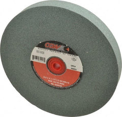 Camel Grinding Wheels - 100 Grit Silicon Carbide Bench & Pedestal Grinding Wheel - 8" Diam x 1-1/4" Hole x 1" Thick, 3600 Max RPM, I Hardness, Fine Grade , Vitrified Bond - Eagle Tool & Supply