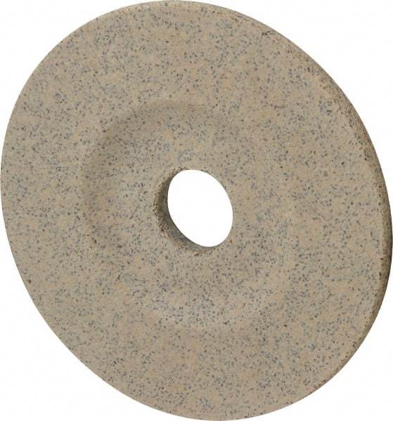 Cratex - 24 Grit, 4-1/2" Wheel Diam, 1/4" Wheel Thickness, 7/8" Arbor Hole, Type 27 Depressed Center Wheel - Aluminum Oxide, Compatible with Angle Grinder - Eagle Tool & Supply