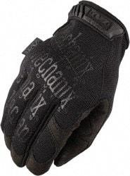 Mechanix Wear - Size XL (11) Synthetic Leather General Protection Work Gloves - For Mechanic's & Lifting, Uncoated, Hook & Loop Cuff, Full Fingered, Black, Paired - Eagle Tool & Supply
