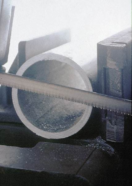 Lenox - 3/4" x 100' x 0.032" Carbon Steel Band Saw Blade Coil Stock - 6 TPI, Toothed Edge, Straight Form, Raker Set, Hard Back, Constant Pitch, Contour Cutting - Eagle Tool & Supply