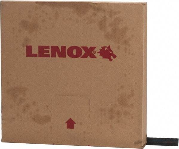 Lenox - 3/4" x 100' x 0.032" Carbon Steel Band Saw Blade Coil Stock - 14 TPI, Toothed Edge, Straight Form, Raker Set, Hard Back, Constant Pitch, Contour Cutting - Eagle Tool & Supply