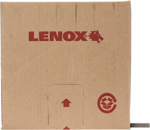 Lenox - 1/2" x 100' x 0.035" Bi-Metal Band Saw Blade Coil Stock - 10 TPI, Toothed Edge, Straight Form, Raker Set, Flexible Back, Constant Pitch, Contour Cutting - Eagle Tool & Supply