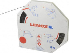 Lenox - 3/8" x 100' x 0.025" Bi-Metal Band Saw Blade Coil Stock - 14 to 18 TPI, Toothed Edge, Wavy Set, Flexible Back, Variable Pitch, Contour Cutting - Eagle Tool & Supply