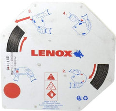 Lenox - 1/2" x 100' x 0.025" Bi-Metal Band Saw Blade Coil Stock - 8 to 12 TPI, Toothed Edge, Modified Raker Set, Flexible Back, Variable Pitch, Contour Cutting - Eagle Tool & Supply