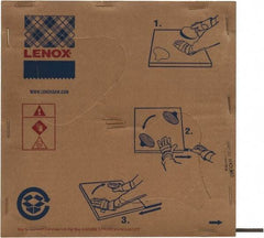 Lenox - 1/4" x 100' x 0.035" Bi-Metal Band Saw Blade Coil Stock - 10 to 14 TPI, Toothed Edge, Modified Raker Set, Flexible Back, Variable Pitch, Contour Cutting - Eagle Tool & Supply