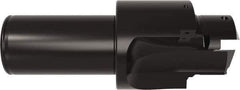 Allied Machine and Engineering - AND10050, MS 33649, SAE AS5202 Standard, 1-5/8-12, 20 Tube Dash Number, 60° Porting Angle, 1.648" Pilot Diam, 1-1/2" Shank Diam, Indexable Spade Blade Insert Porting Tool - 2 Porting Inserts, 5-7/8" Overall Length - Eagle Tool & Supply