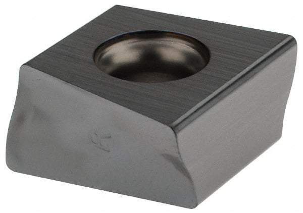 Ingersoll Cutting Tools - DPM424 Grade IN2005 Carbide Milling Insert - TiAlN Finish, 0.3" Thick, 0.591" Inscribed Circle, 0.031" Corner Radius - Eagle Tool & Supply