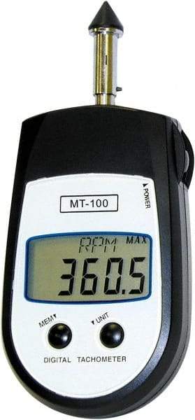 SHIMPO - Tachometers Type: Contact Minimum Measurement (RPM): 1.00 - Eagle Tool & Supply