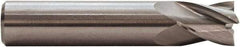 M.A. Ford - 18mm, 25mm LOC, 18mm Shank Diam, 76mm OAL, 4 Flute, Solid Carbide Square End Mill - Single End, Uncoated, 30° Helix, Centercutting, Right Hand Cut, Right Hand Flute, Series 163 - Eagle Tool & Supply