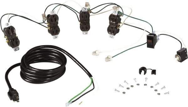 Tennsco - Workbench & Workstation Wiring Kit - Use with Tennsco Workbench - Eagle Tool & Supply
