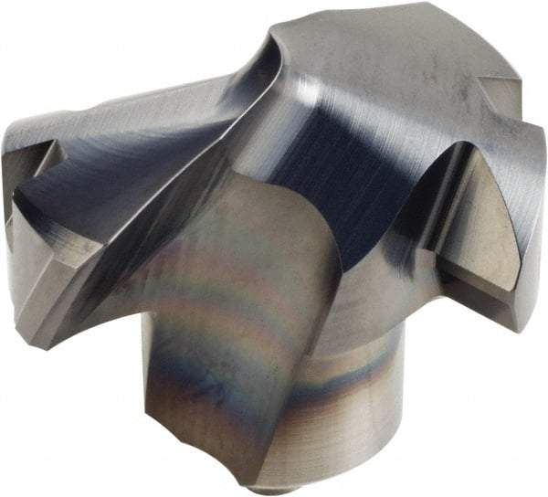 Kennametal - Series KenTIP, 17mm Diam Grade KC7410 140° Replaceable Drill Tip - Carbide, AlCr Finish, V Seat Size - Eagle Tool & Supply