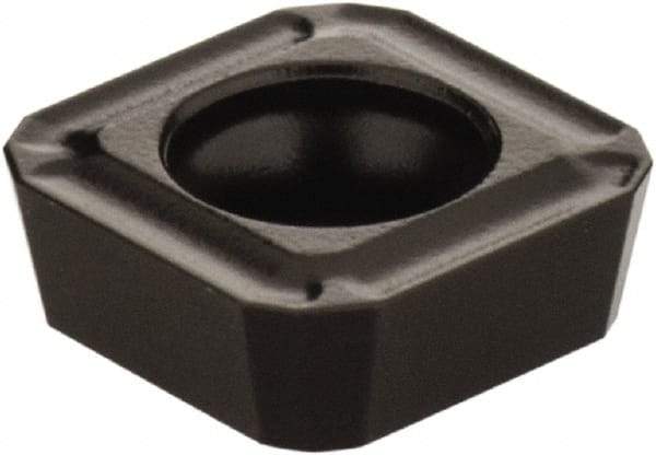Seco - SPGX602 C1 Grade DP3000 Carbide Indexable Drill Insert - TiCN/Al2O3 Finish, Square, 1/4" Inscribed Circle - Eagle Tool & Supply
